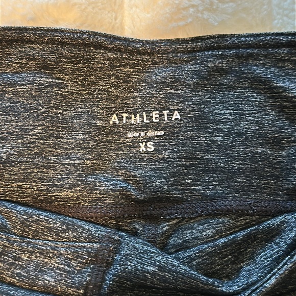 Athleta Odyssey Chaturanga Yoga Capri Leggings in Dark Gray Size Small - Picture 5 of 6